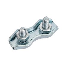 Duplex wire rope clip